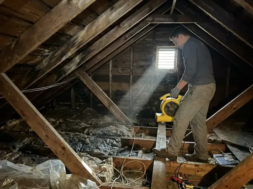 attic-water-damage-drying-proc-007 — frequently asked questions, Emergency Water Extraction & 24/7 Flood Response in Jerseyv…